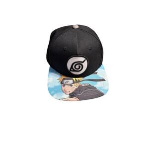 Naruto Shippuden Anime Men's Snapback Hat - Officially Licensed